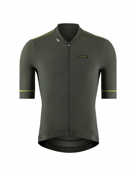 Comprar maillot ciclismo verde Rali (delantera)