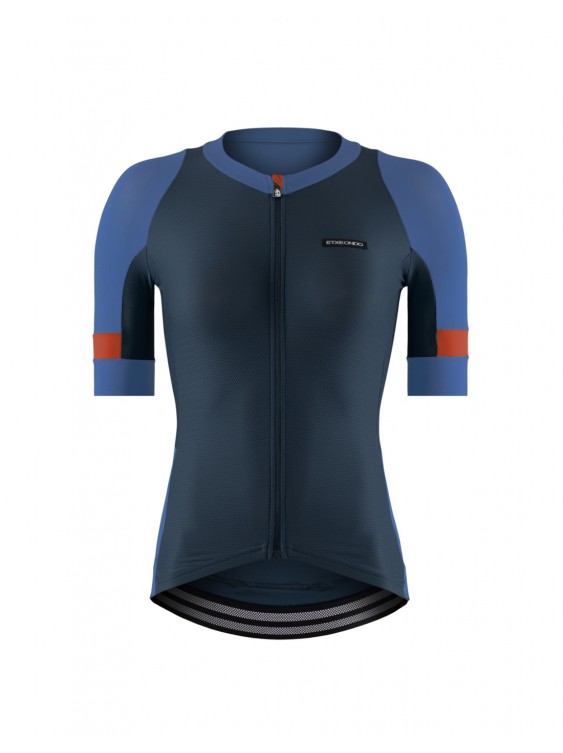 MAGLIA MENDIA - AZZURO/ARANCIA