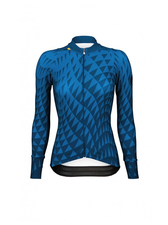 THERMOTRIKOT ARAN FEM - BLAU